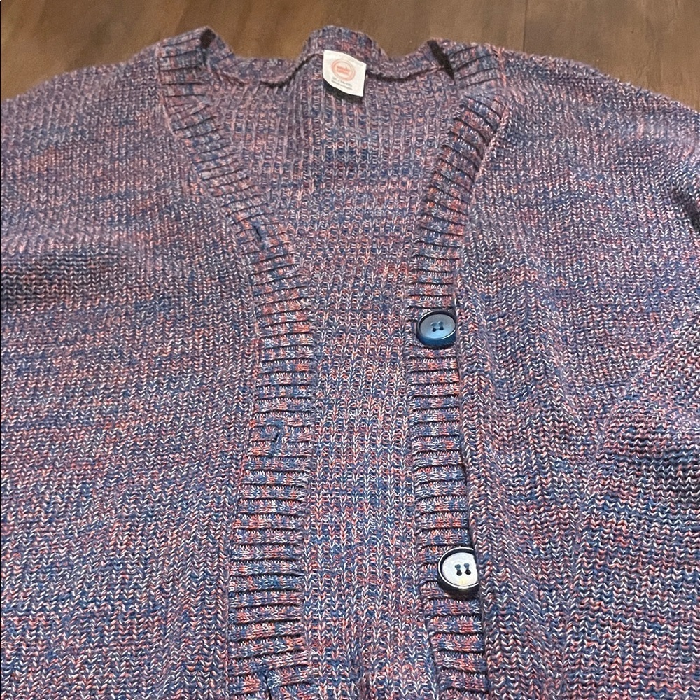 Wonder Nation Blue and Red Knit Cardigan